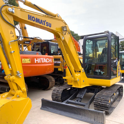 Qualität  Used Komatsu Excavator with 5300kg Working Weight 0.055 - 0.22m³ Bucket Capacity and 2.6/4.1km/h Walking Speed usine