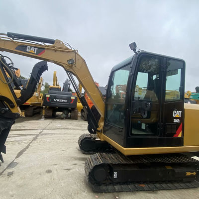 Gebrauchtes Baumaschinenwerk Gebrauchtes Bagger Cat306E2 34,7kw Für den Straßenbau