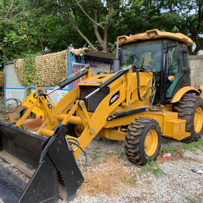 3283 kg Last Gebrauchtes Ladegerät Zweithand CAT 420F Baggerlader 76,1 kW für den Bau