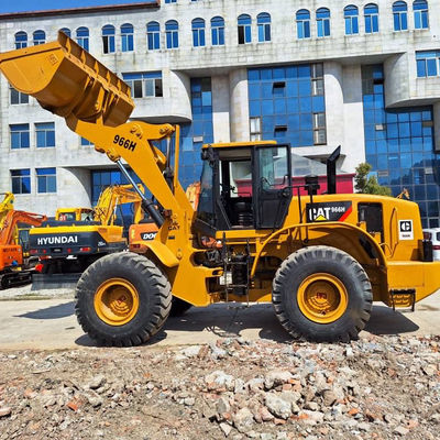 Gebäudeverwendeter Baggerlader CAT 966H 6T Ladung 2. Hand Traktor Baggerlader