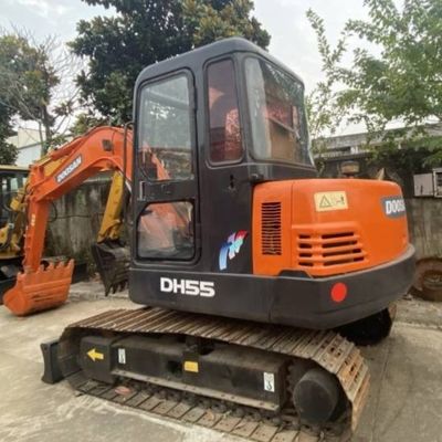 Landwirtschaftliche Gebraucht Minibagger DOOSAN 55 Crawler Bagger Baugeräte