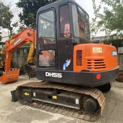 Landwirtschaftliche Gebraucht Minibagger DOOSAN 55 Crawler Bagger Baugeräte