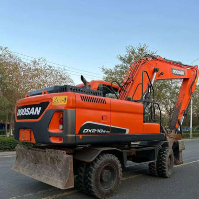 Doosan DX210W Gebrauchtradbagger Hydraulischer Mini Second Hand Digger 20100 kg