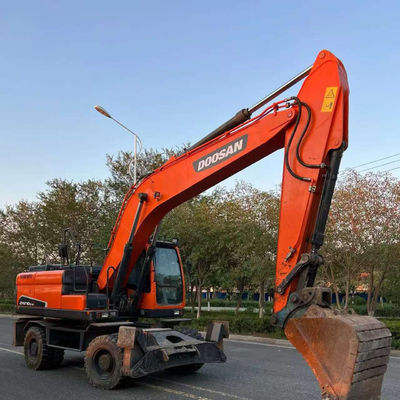 Doosan DX210W Gebrauchtradbagger Hydraulischer Mini Second Hand Digger 20100 kg