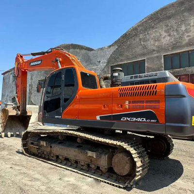 Hydraulischer Crawler Gebrauchtbagger Doosan DX340 Erdbagger aus zweiter Hand