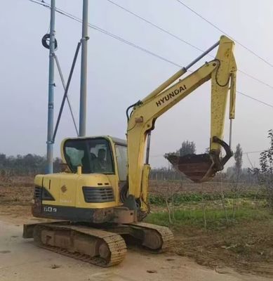 Gebraucht Hyundai 60 Bagger Digger Mini Hydraulic Crawler Bagger 5850kg