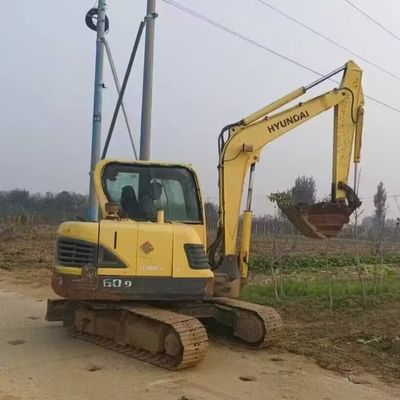 Gebraucht Hyundai 60 Bagger Digger Mini Hydraulic Crawler Bagger 5850kg