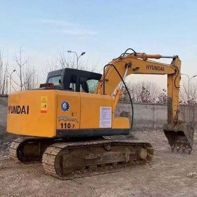 Hyundai R110-7 Gebraucht-Crawler-Exkaver Gebraucht-Exkaver 11200kg 0,30-0,59m3 Eimer
