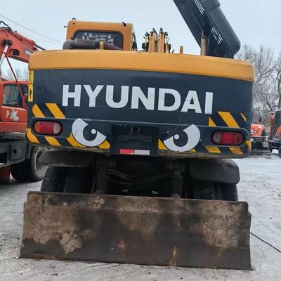Hyundai 150w Gebrauchtradbagger Schwerlastmaschine Gebraucht-Erdbewegungsgeräte