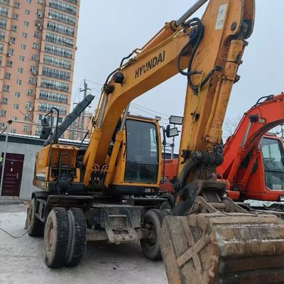 Hyundai 150w Gebrauchtradbagger Schwerlastmaschine Gebraucht-Erdbewegungsgeräte
