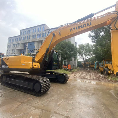 Bauwerk Altes Bagger Hyundai 220lc-9s Gelb Gebrauchtbagger