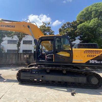 125 kW Gebraucht Hyundai Bagger Hyundai 305lc-9s Hydraulischer Crawler Bagger Gelb Farbe
