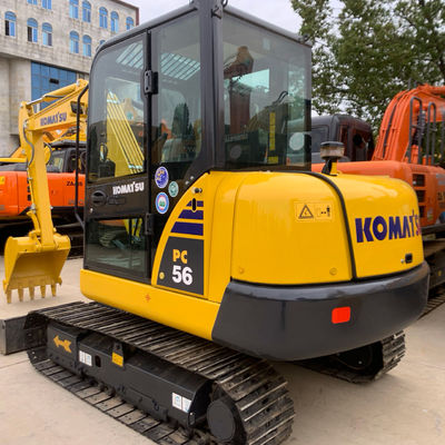 Crawler verwendet Komatsu Bagger Pc56 Zweithandbagger hohe Betriebseffizienz