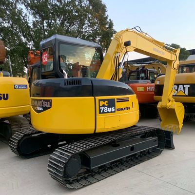 Gebrauchtes Komatsu Bagger Pc78 7,67 Tonnen Gebraucht-Crawler Digger für den Bau