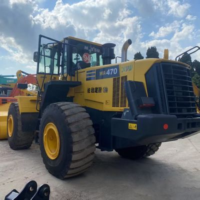 Bauarbeiten Gebraucht Komatsu WA470 Ladegerät 204kW Wasserkühlung Zweithandladegeräte