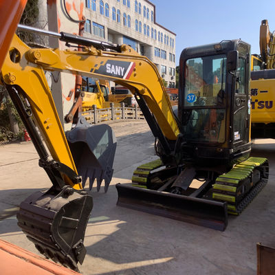 Erdbewegung Gebraucht SANY 35U Bagger Bagger Wasserkühlung Gelbe Farbe