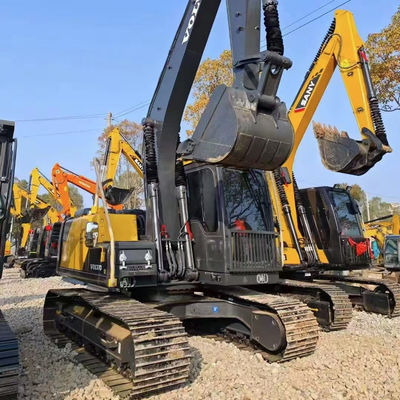 VOLVO EC140 Gebrauchtes Hydraulisches Bagger 77KW Altes Volvo Crawler Bagger hoher Wirkungsgrad