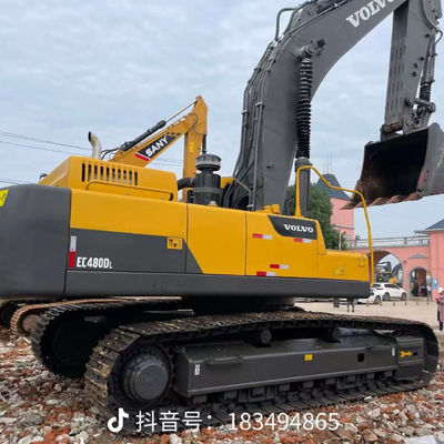 Hydraulische Gebrauchtbagger-Ausrüstung VOLVO EC480 Kraftstoffeffizient für Abriss