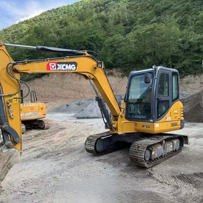 Dieselmotor verwendet Mini-Grabmaschine Digger XCMG XE60DA Hydraulische Crawler-Grabmaschine