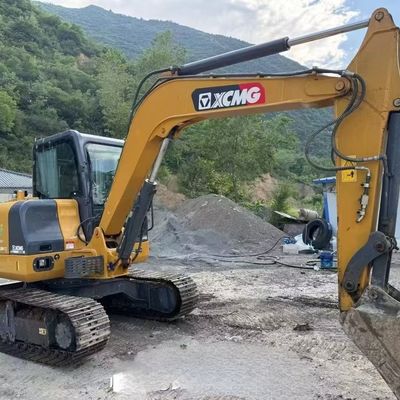 Dieselmotor verwendet Mini-Grabmaschine Digger XCMG XE60DA Hydraulische Crawler-Grabmaschine