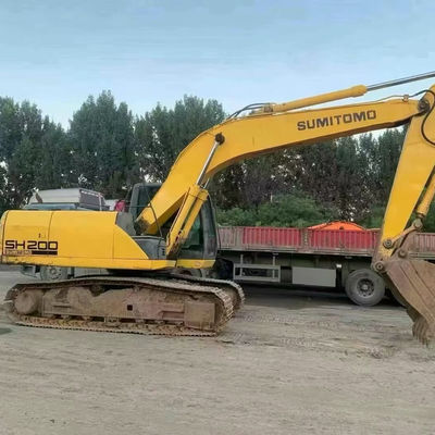 SUMITOMO SH200 Gebraucht-Crawler-Exkavator 103kW Ausrüstung für Ausgrabungen Niedriger Verbrauch