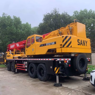 75 Tonnen Belastung Gebraucht Sany 750 Kran Bauwerk Hydraulischer Gebrauchtwagen Kran